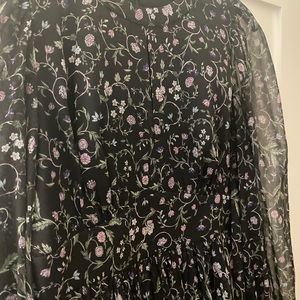 Ted Baker London Marie Floral Long Sleeve Dress
